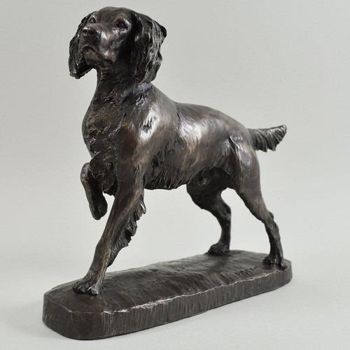 Springer spaniel bronze dog - springer,