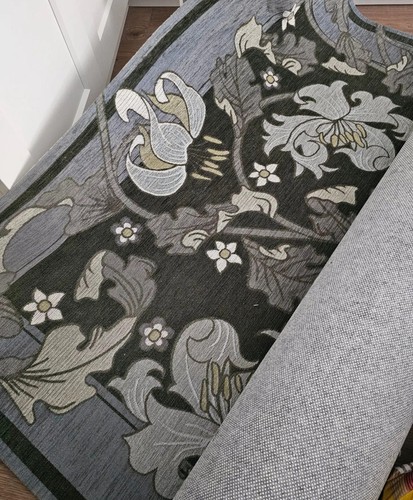 Dunelm chenille blue - chenille,