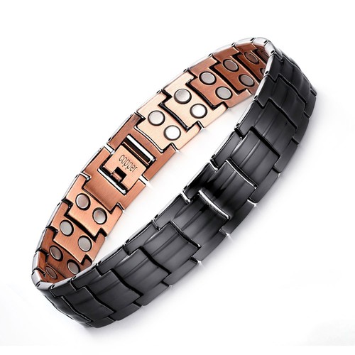Men copper magnetic bracelet - men's,