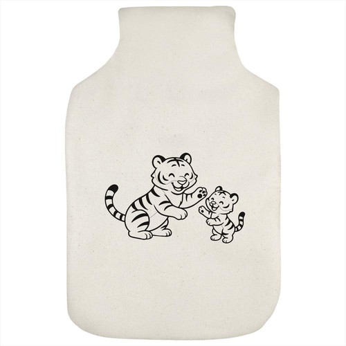 Mother tiger cub hot water - tiger, &