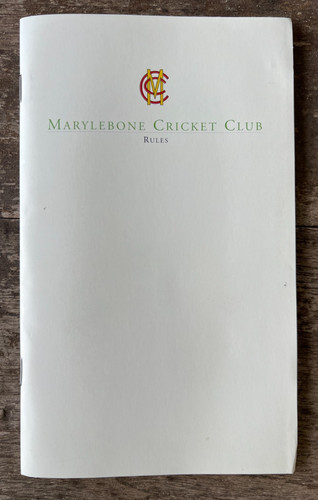Marylebone cricket club rules - club,