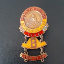 Birmingham Speedway Supporters Club Vintage Enamel Badge1946-47-48