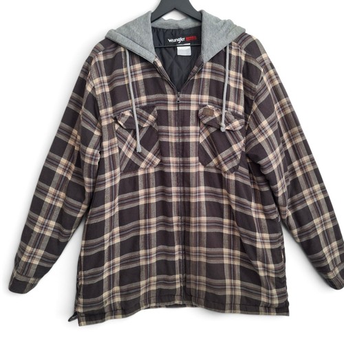 Wrangler men brown plaid - wrangler,