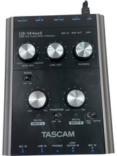 TASCAM US-144MKII USB Audio Interface MIDI In Out Monitoring - UNTESTED
