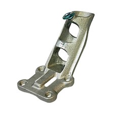 ANNIN FLAGMAKERS 652555 Flag Staff Holder,Bracket,Silver 5JGD1