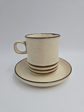 Denby Sahara Mug with Matching Saucer – Vintage Stoneware