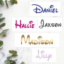 Disney Personalised Name Vinyl