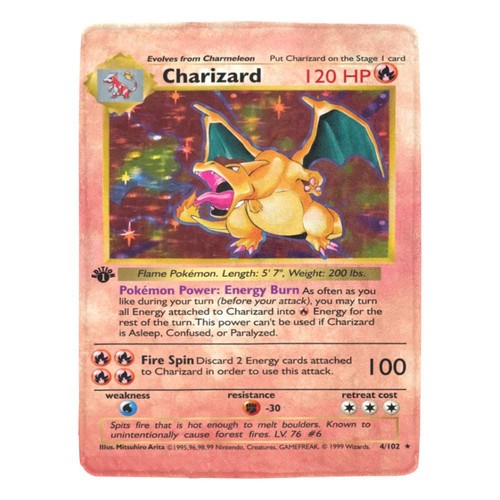 Pokemon card blanket custom - blanket,