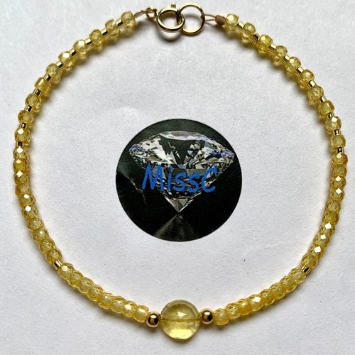 9ct gold yellow sapphire - gold,
