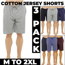 Mens 3 Pack 100% Cotton Lounge