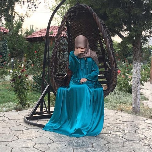 Girl hijab silk long - hijab",