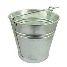 Heavy Duty 15 Litre Bucket Galvanised Metal Water Coal Fire Garden Fishing