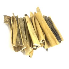 Pawstrading Deer Skin Strips Natural Long Chew Time Dog Treat 15cm Strips