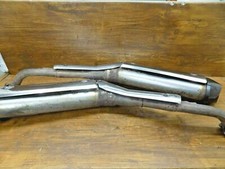 HONDA XL 1000 VARADERO EXHAUST SILENCERS BOTH LEFT AND RIGHT HAND SIDES