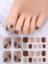TOE NAIL WRAPS - PEEL OFF AND