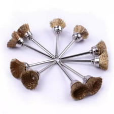 10x 16mm Brass Wire Wheel