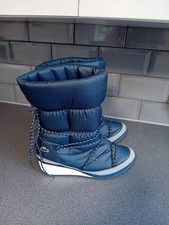 Lacoste Blue Snow Boots Size 8