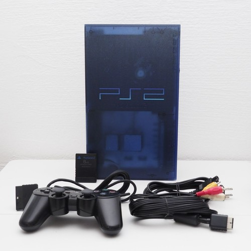 Sony ps2 ocean blue scph - sony,