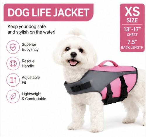 Dog life jacket buoyancy - xs,