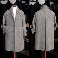 Herringbone men coat - herringbone,
