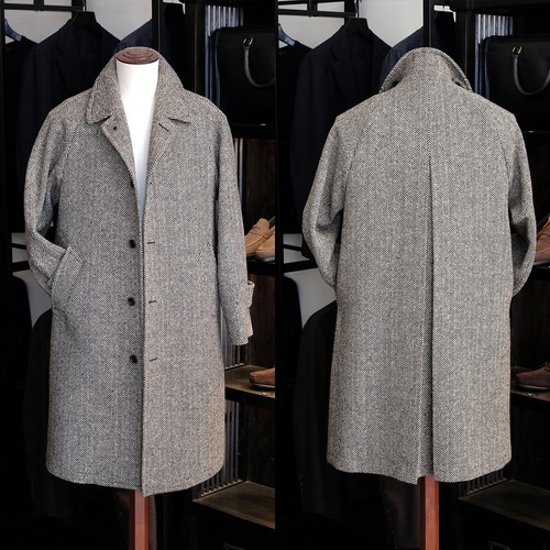 Herringbone men coat - herringbone,