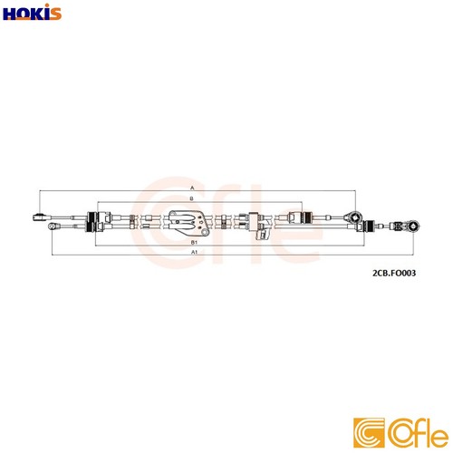 Cable pull manual transmission - cable,