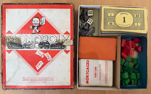 Rare monopoly 1936 antique - rare,