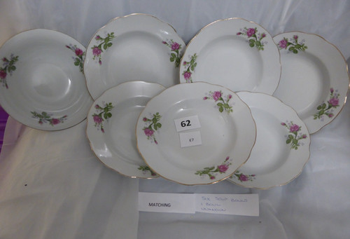 Vintage deep rimmed - , bowls