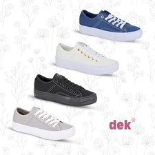 Ladies Dek Canvas Pumps