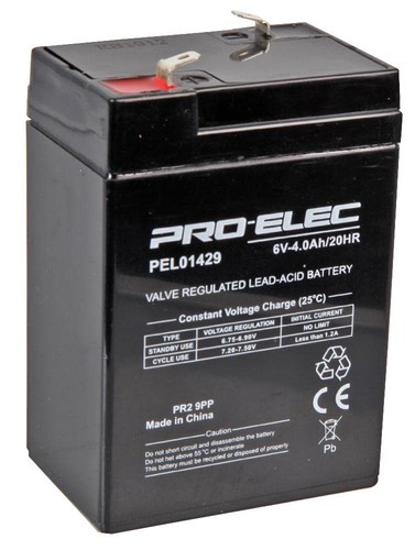 Pro elec lead - lead, acid
