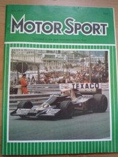 MOTOR SPORT JUL 1977 Alfa Romeo Spider Audi 100 BMW 528 Toyota Celica 2000 GT
