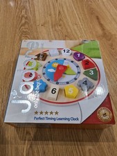 J'Adore Perfect Timing Learning Clock Wooden Puzzle