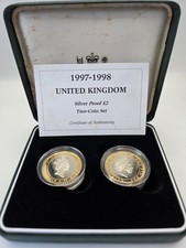 1997 1998 silver proof 2 - 1998, £2