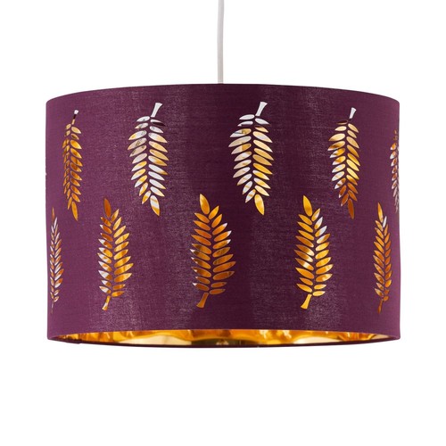 Modern burgundy fern 25cm easy - burgundy,