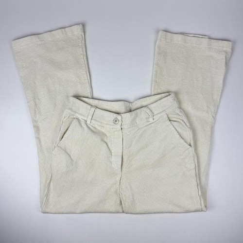 Vintage cream corduroy flared - cream,