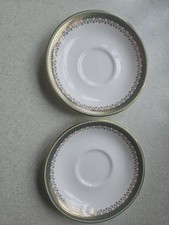 2 Small Coffe Plates PARAGON ROYAL ALBERT KENSINGTON ENGLAND 1984