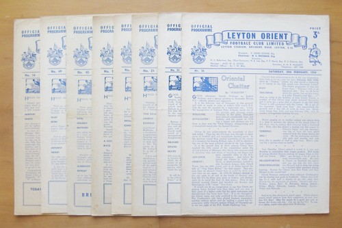 Leyton orient 1950s home - leyton,