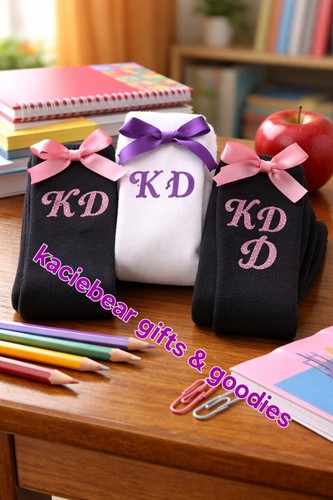 Customised kids school - school, socks