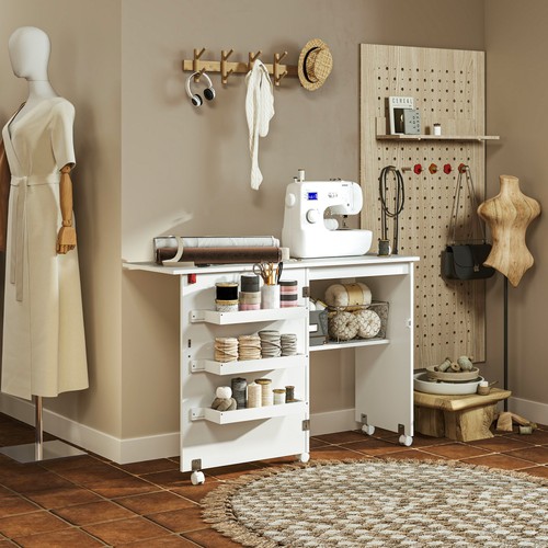 Folding sewing table drop leaf - sewing,