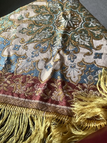 Vintage square silk woven - vintage,