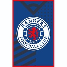 Rangers FC Floor Rug Football