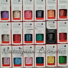 CND Shellac Gel Nail Polish New Genuine Boxed - CHOOSE SHADE -7.3ml + FREE POST 