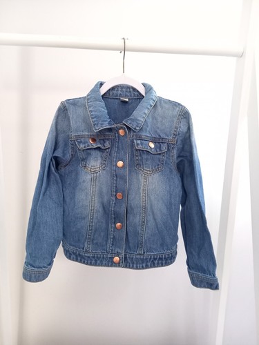 Girls years blue denim - 5-6,