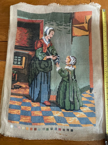 Vintage printed tapestry - vintage,