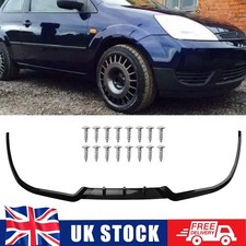 For Ford Fiesta Mk6 Cupra R Lip 3 Pcs Front Bumper Splitter Spoiler Lip + Screws
