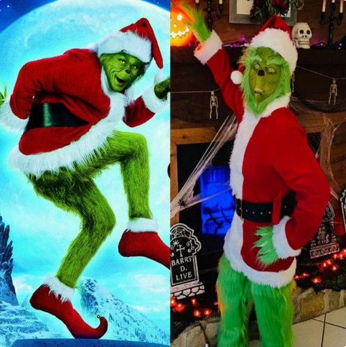 Grinch green haired cosplay - grinch, green-haired