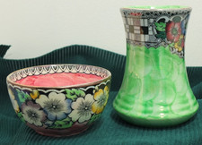 Maling Lustreware Peony Rose