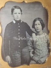 SUPERB DAGUERREOTYPE SIBLINGS