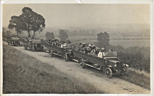 Bristol posted four charabanc - posted,