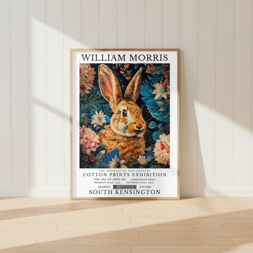 William morris rabbit - morris, print